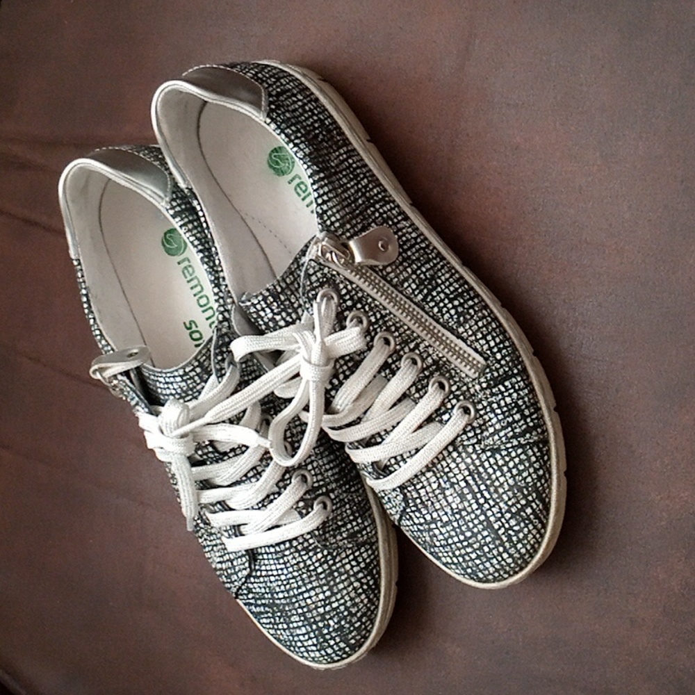 Remonte Soft Ladies D5800 Shoes Metallic Size 37